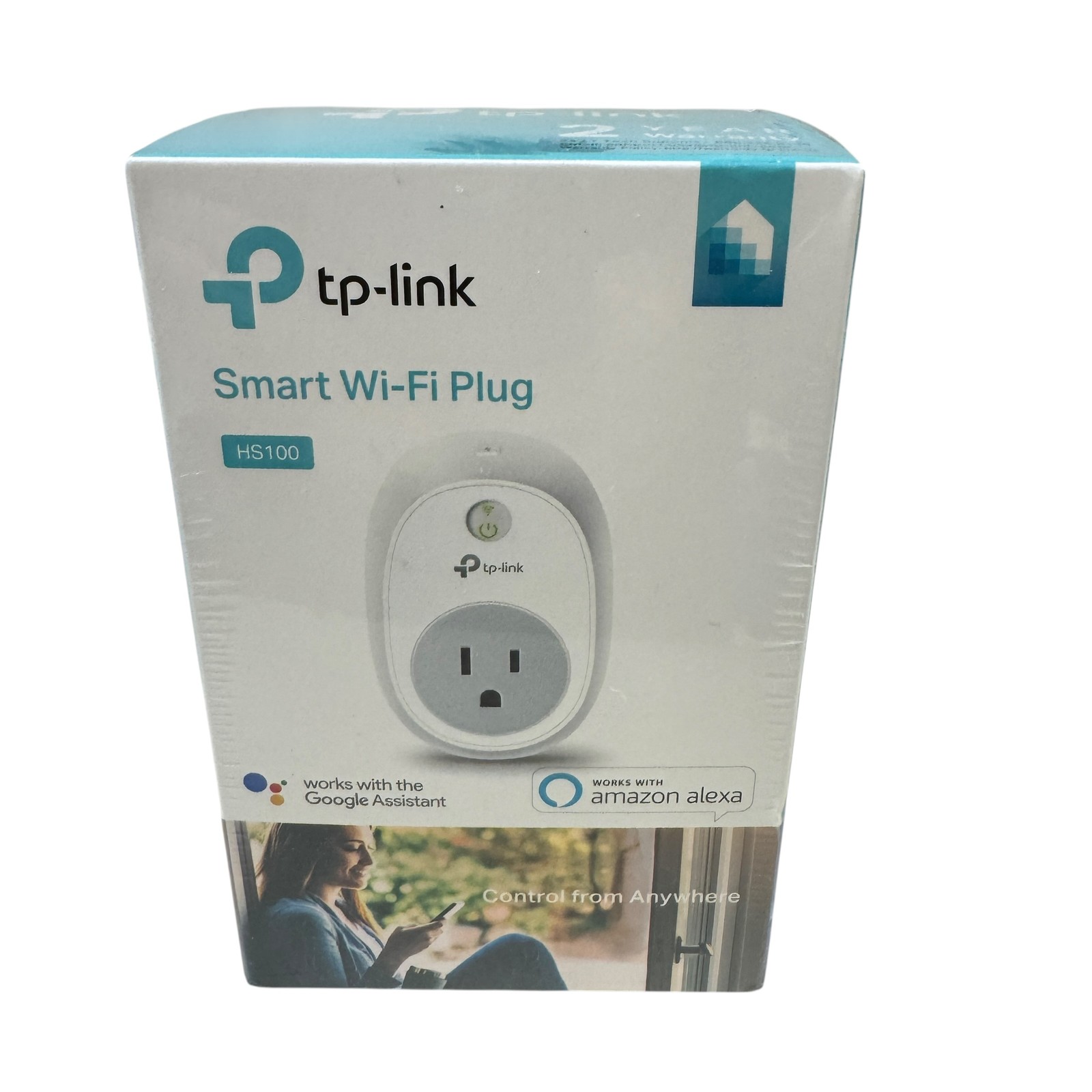 TP-Link Kasa HS100 Smart Wi-Fi Plug Outlet Compatible w/ Alexa Google Assistant