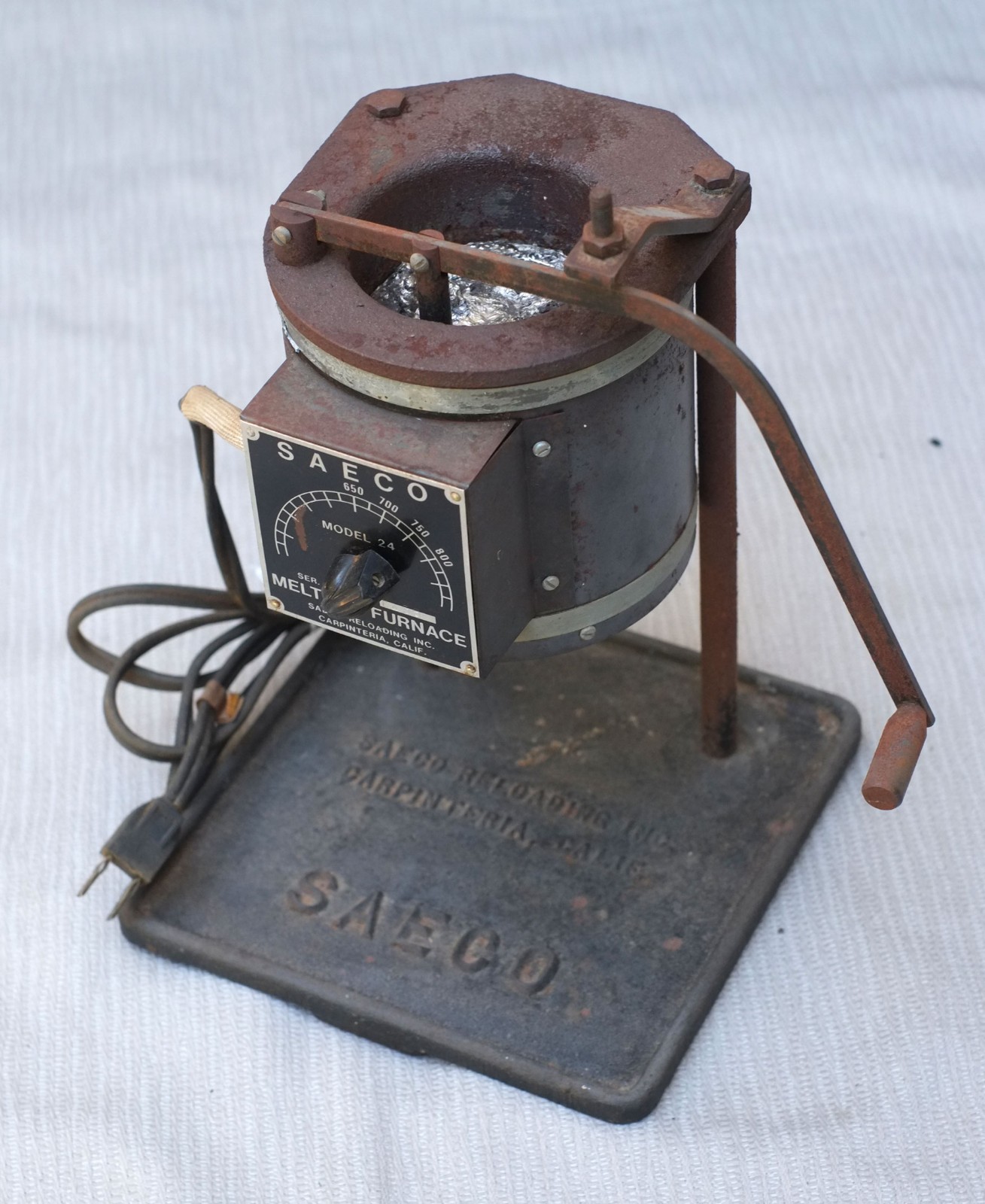 Vintage Seaco 24 Melting Furnace Lead Melter