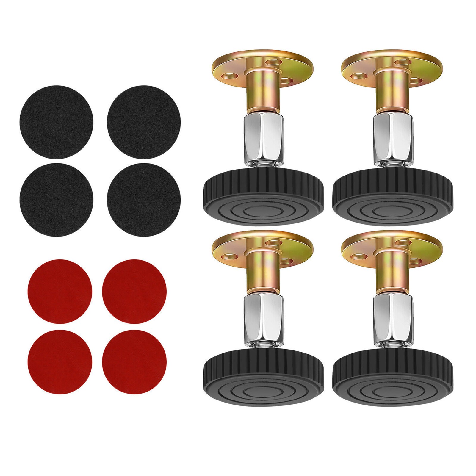 4PCS Adjustable Threaded Bed Frame Anti-Shake Stabilizer Tool Headboard Stoppers