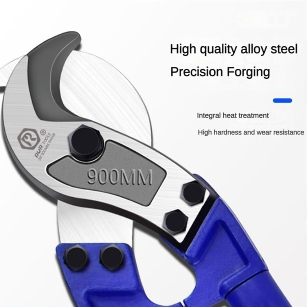 Extra-Long Ergonomic Handles, High-Frequency Quenched Blades for Easy Cutting.36