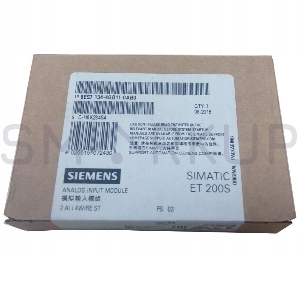 New In Box SIEMENS 6ES7134-4GB11-0AB0 Analog Input Module