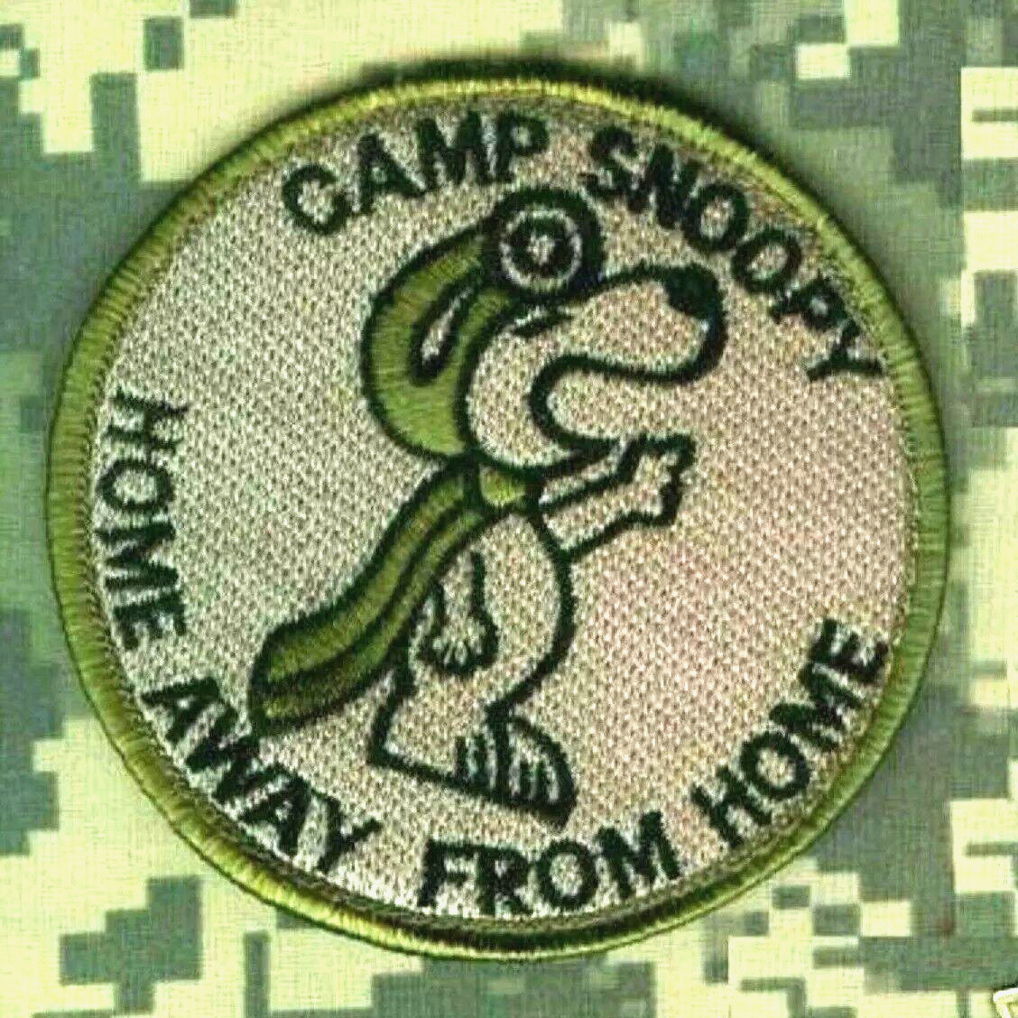CENTCOM AFSOC Al Udeid AUAB CAMP SNOOPY vêlkrö PATCH: HOME AWAY FROM HOME