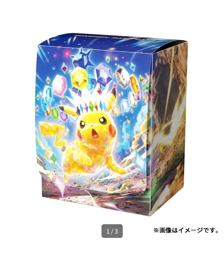 Pokémon Card Game Deck Case Terastal Surging Sparks Pikachu Japan Exclusive NEW