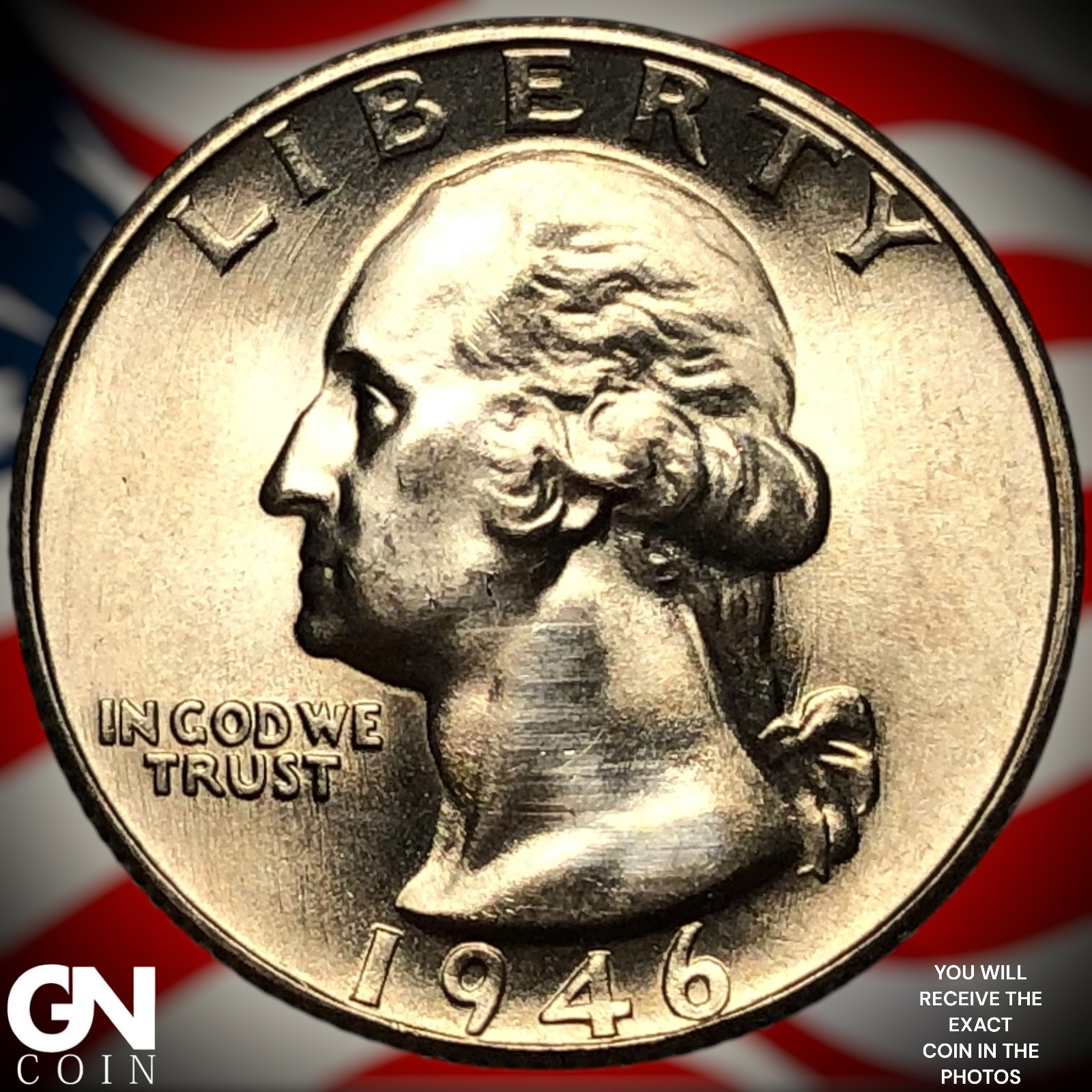 1946 S Washington Quarter Z2225