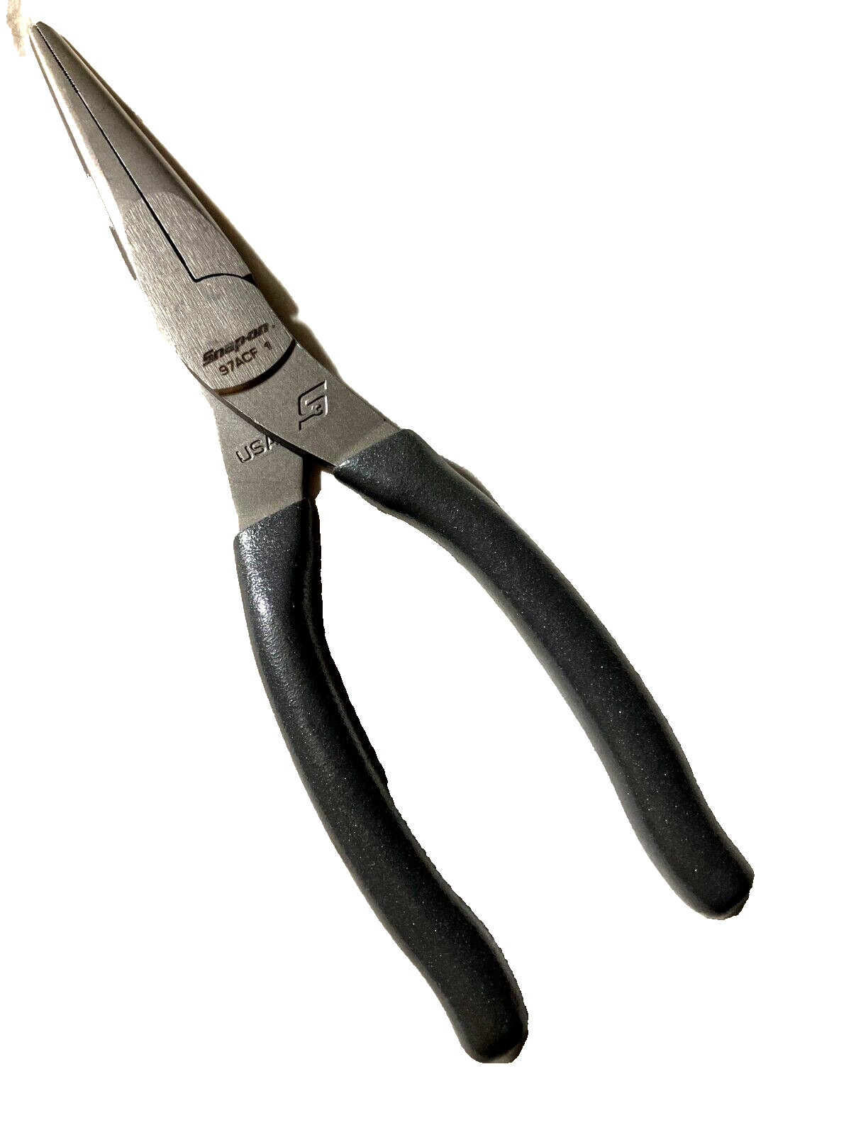 New Snap-on™ 97ACF 97ACFDT 9" long Dark Titanium Vinyl Grip Needle Nose Pliers