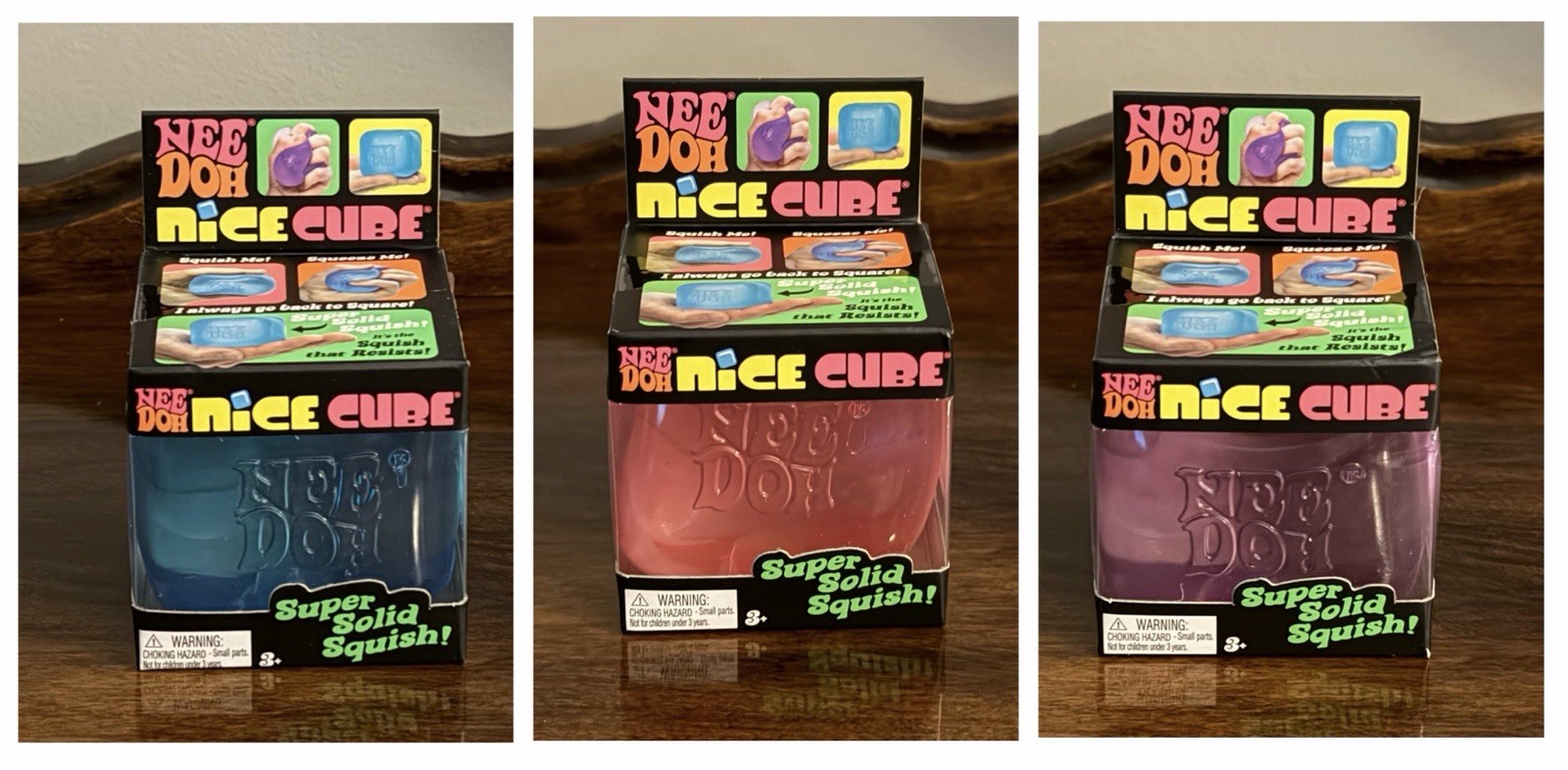 NeeDoh - Nice Cube (size 2.36 inches) - You pick - Schylling Brand - SHIPS ASAP