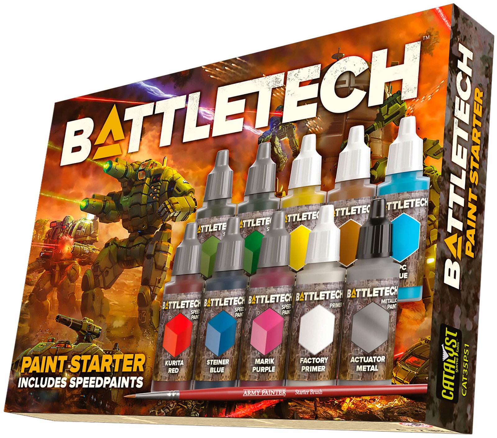 Battletech: Paint Starter Set For Mini-Figures