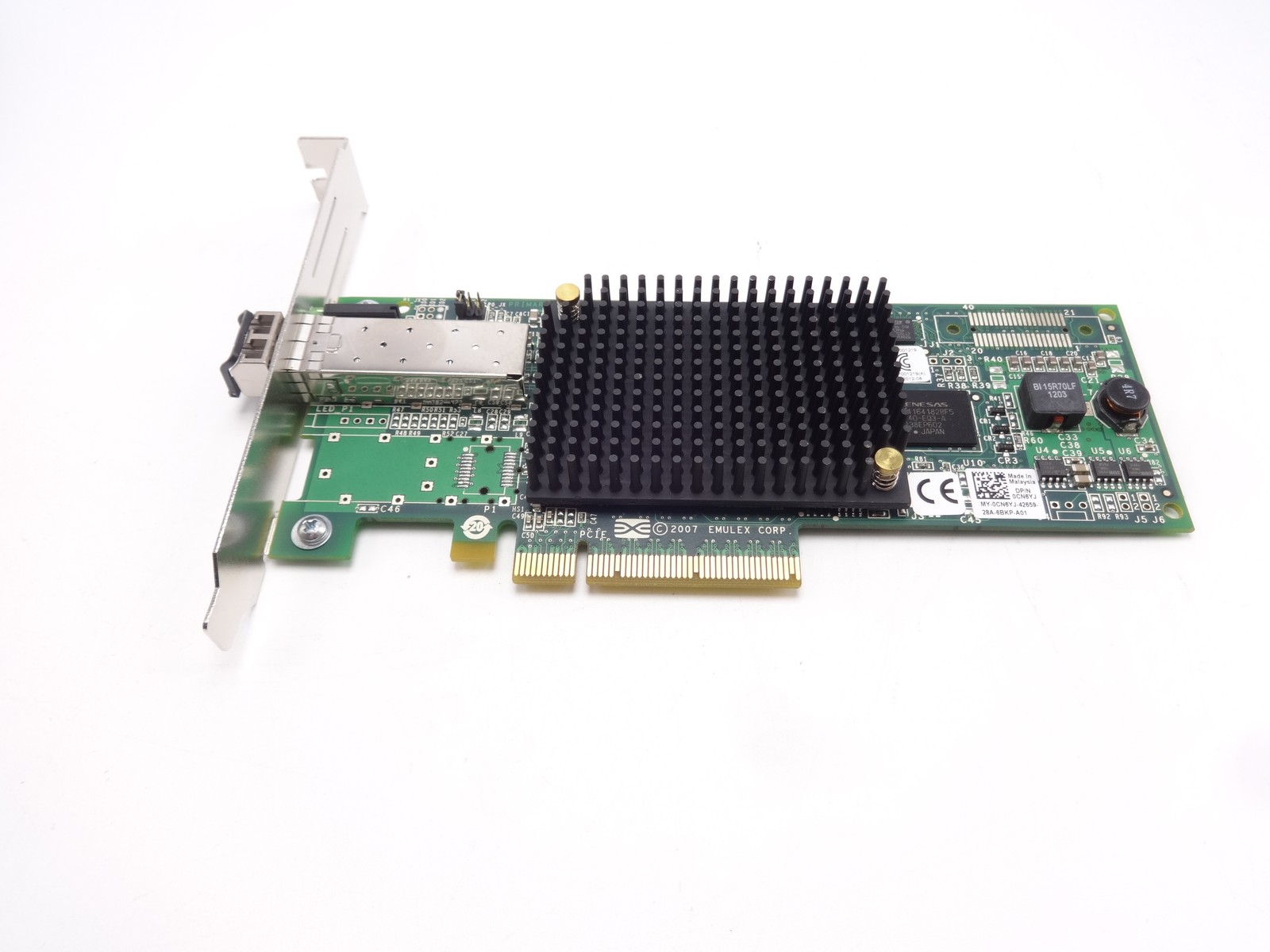 Dell CN6YJ-FH Emulex LPE12000-E 8GB PCIe Single Port Channel Card