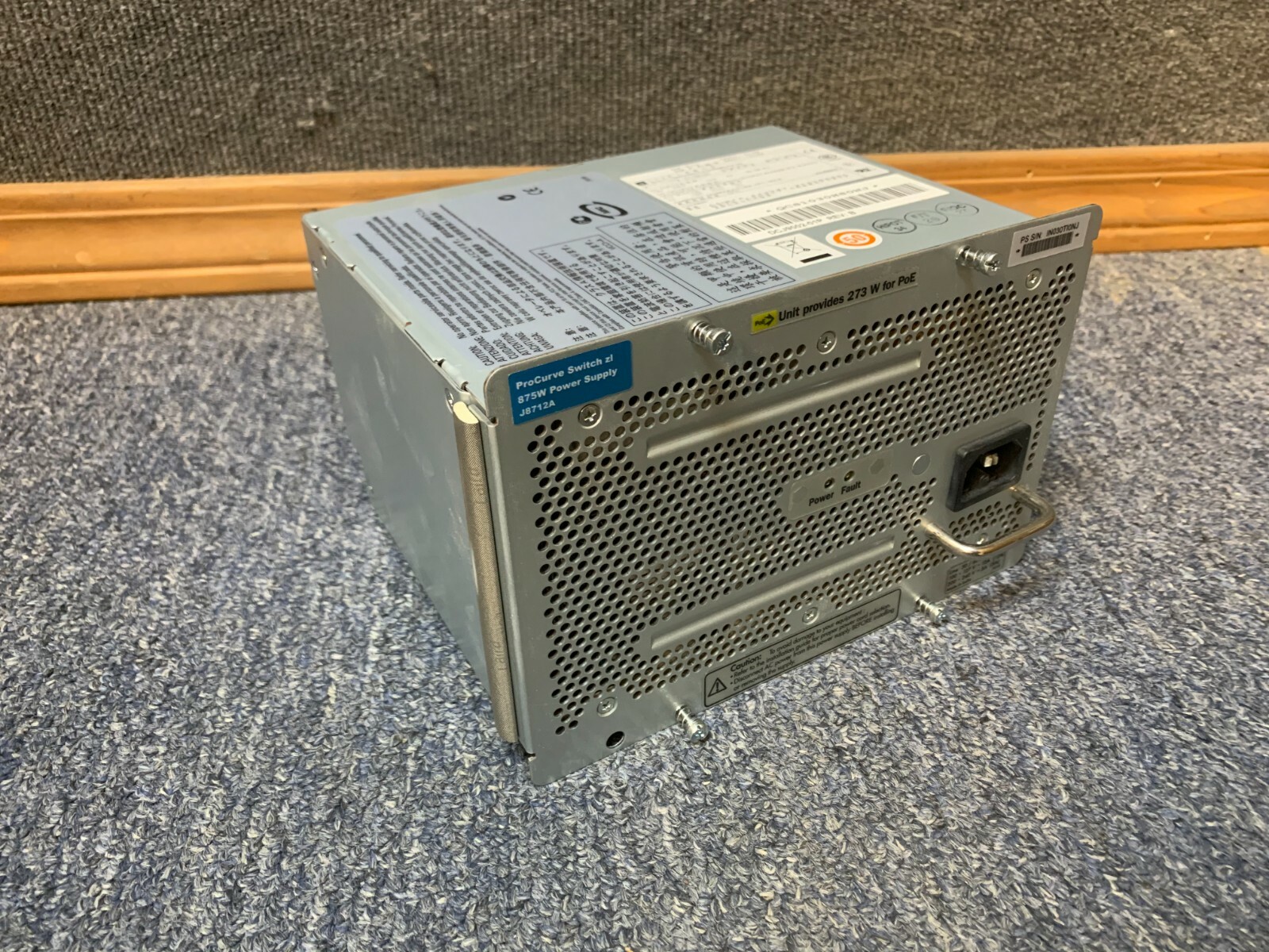 HP J8712A ProCurve Switch zl 875W Power Supply