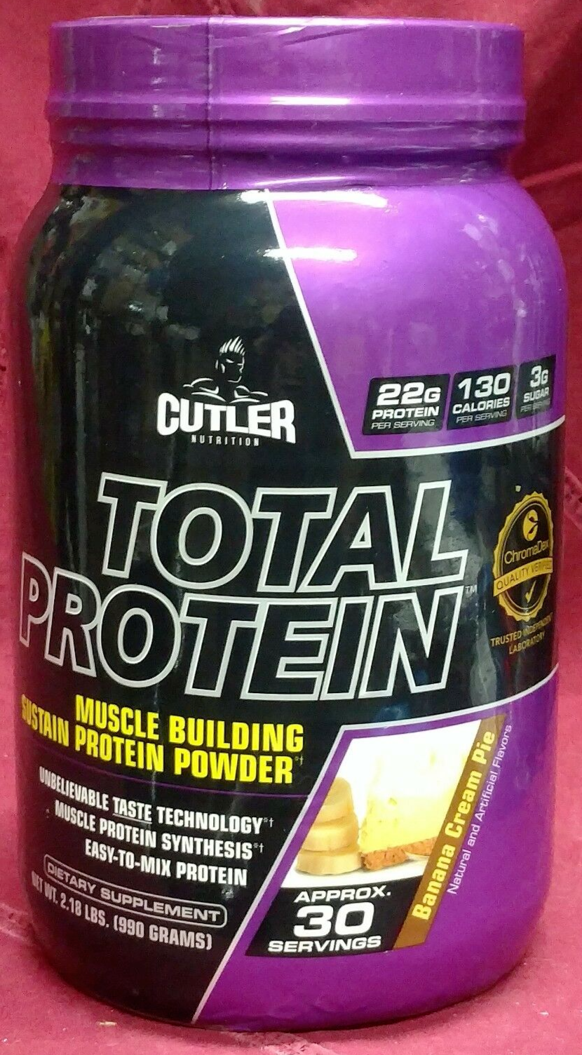 Cutler Nutrition - Total Protein Powder - Banana Cream Pie - 2.18 lbs - 3/2025
