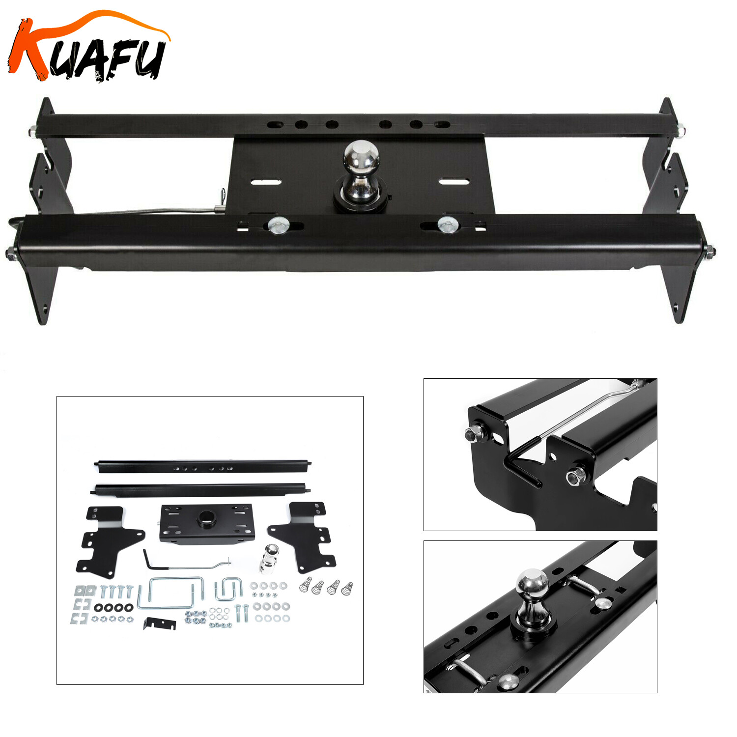 For Sierra Silverado 2500HD 3500HD 99 00 01-10 Underbed Gooseneck Trailer Hitch