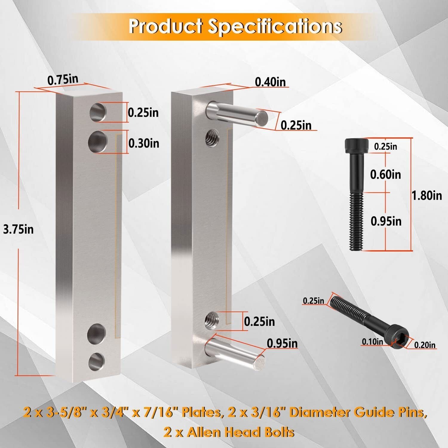 Hardened File Guide with Carbide Surface For Knife Making Tool Knife Makers