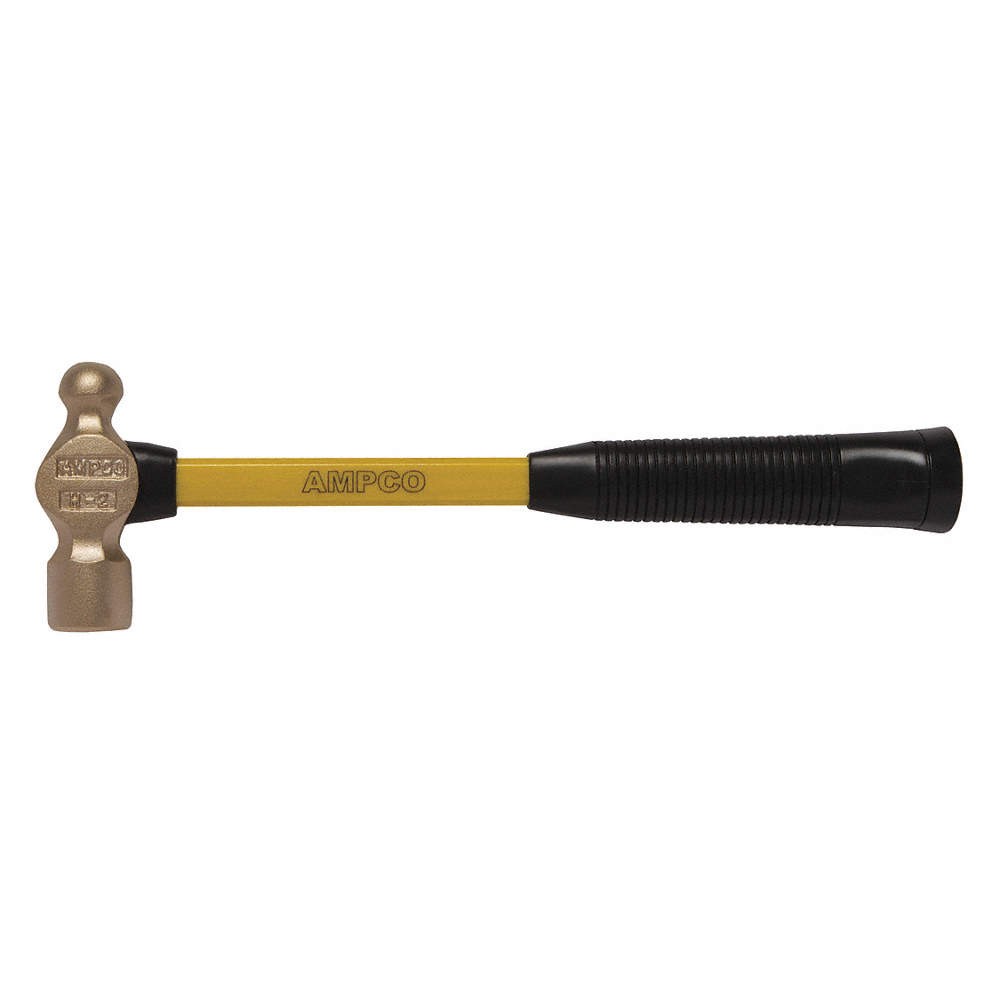 AMPCO H-1FG Ball Pein Hammer,Nonmagnetic 8PDE9