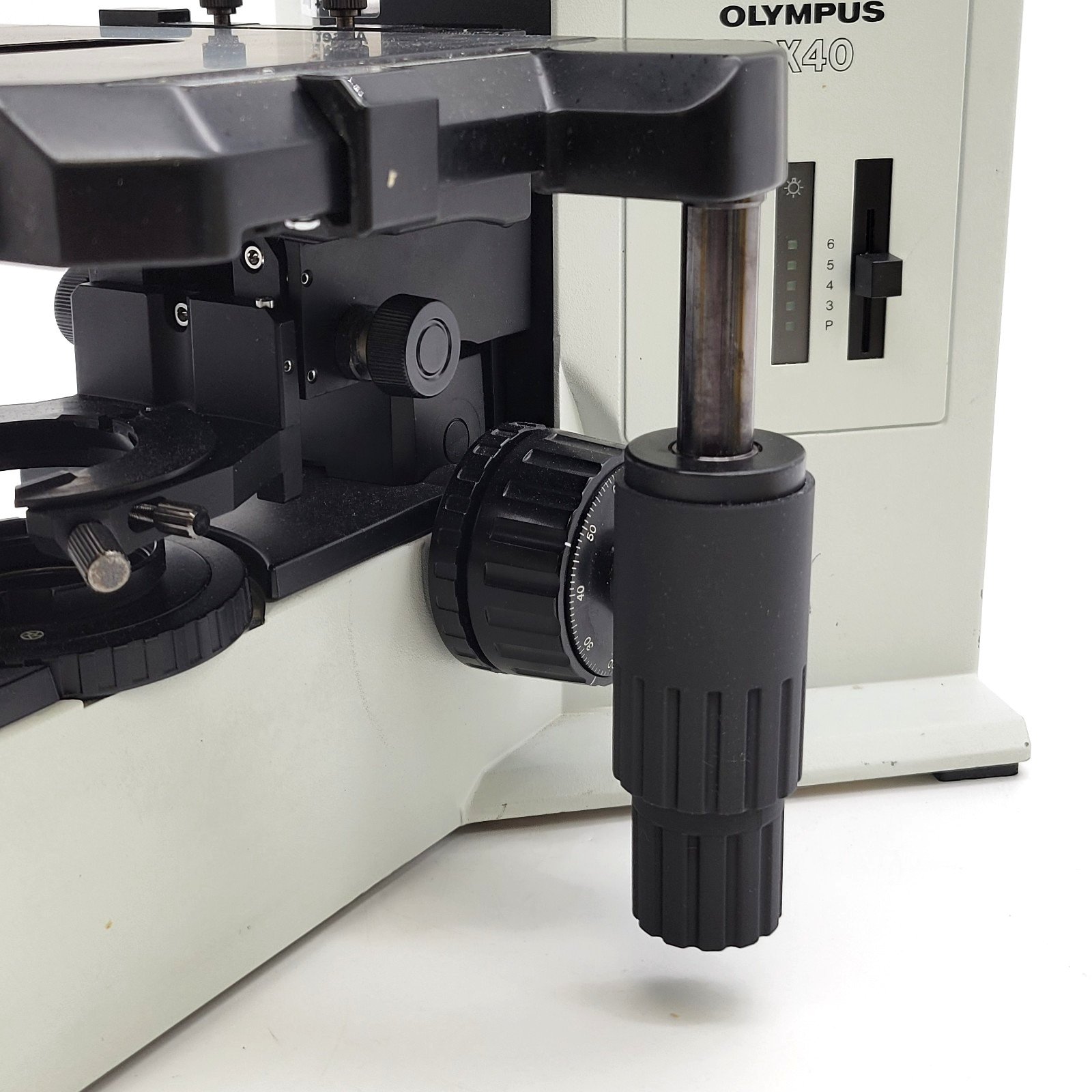 Olympus Microscope XY Stage Coaxial Drive Extension Knobs for BX40/50 Stages