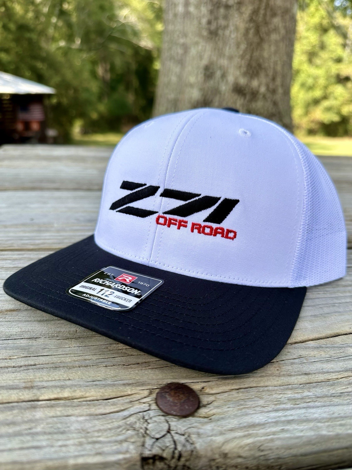 Richardson 112 Z71 OBS Chevy 88-98 K1500 White-Black Bill