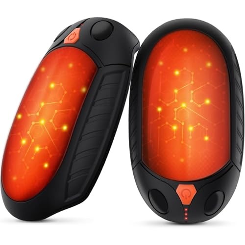 Classic Hand Warmers Rechargeable 2 Pack, AI Temperature Control Pocket Black