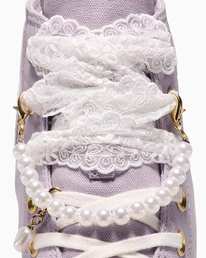 CONVERSE Women's Chuck Taylor All Star Pearl Charms Sneakers Shoes High Top NEW