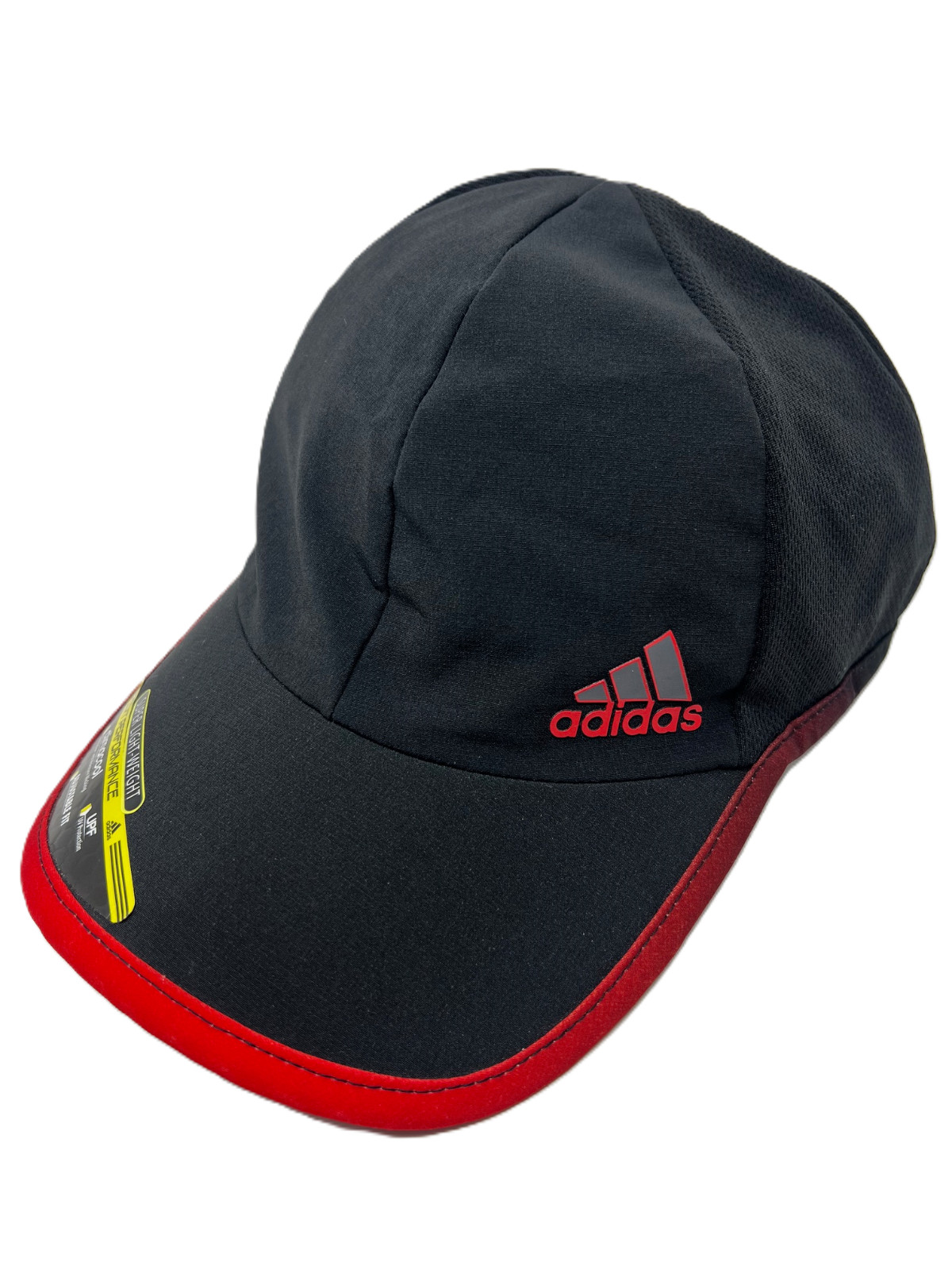 NEW adidas Men's adizero Crazy LT Golf/Tennis/Pickleball Hat-Black/Red 5127657