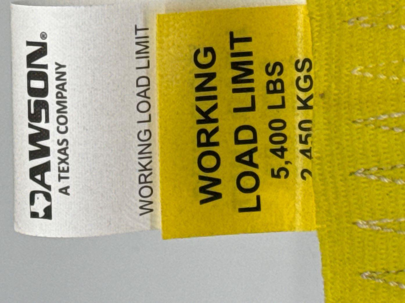 4”X35’ Winch Strap with Flat Hook 4 Pack