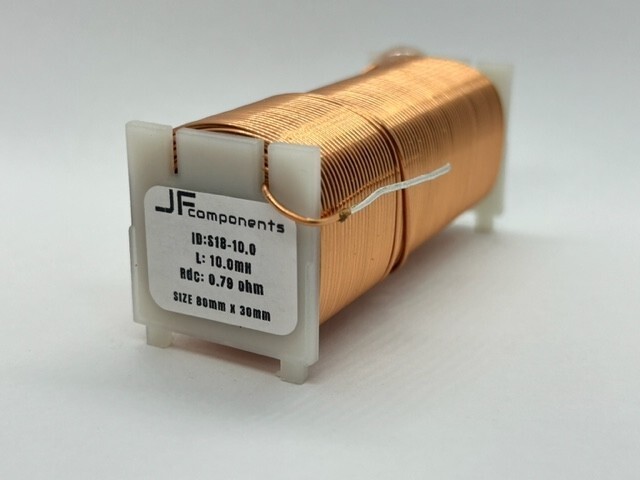 18 ga. 10mH Audio Speaker Crossover Inductor Oxygen-Free Copper laminated steel
