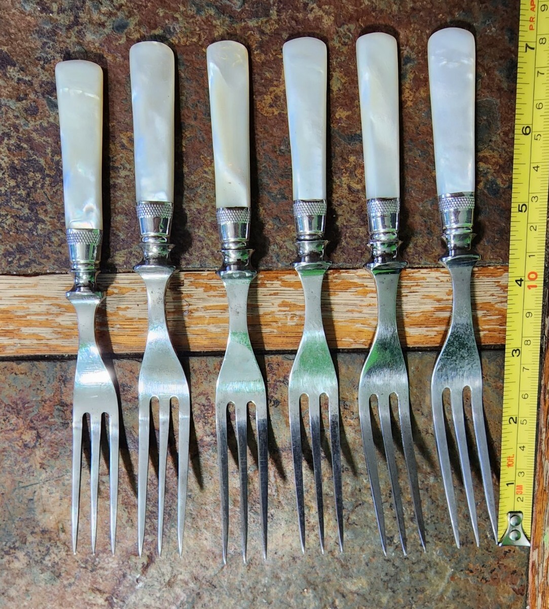 LOT OF 6 RARE KOTTLE CUTLERY CO GERMANY 🇩🇪 MOP DINNER 🍽- LUNCHEON FORKS