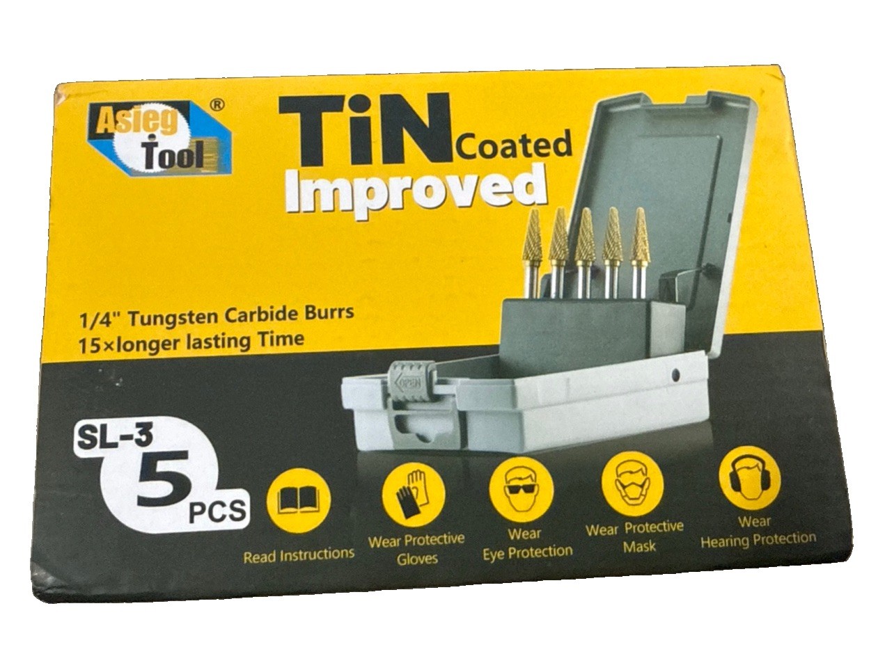Tungsten Carbide Burr Set - Double Cut Rotary Files
