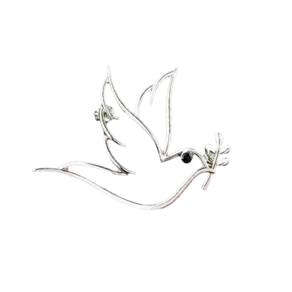 Peace Dove Pin Silver Pin Pin Peace Peace Dove Dove Jewellery