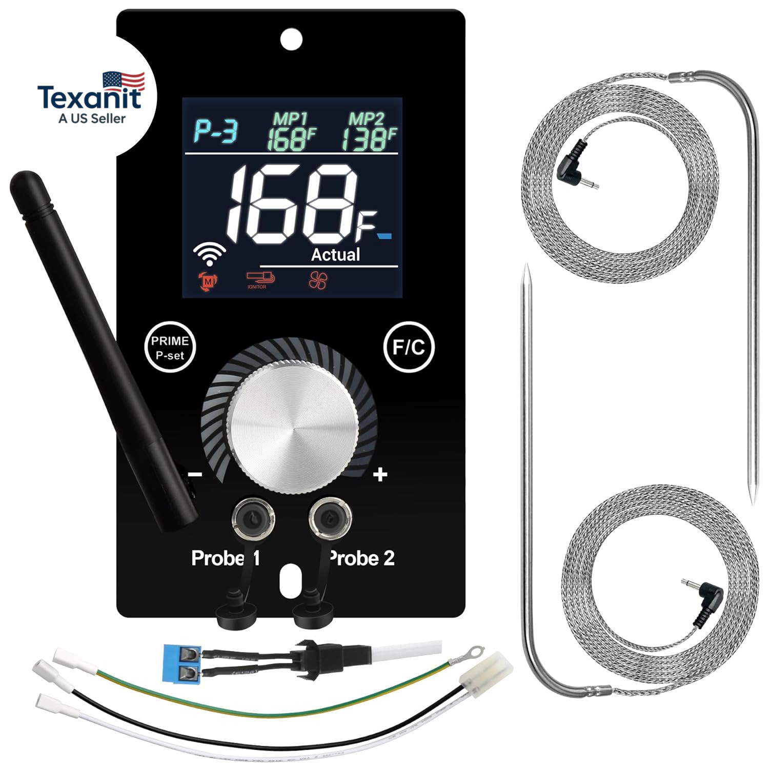 Universal Wifi PID Digital Thermostat for Traeger Control Panel Replacement for