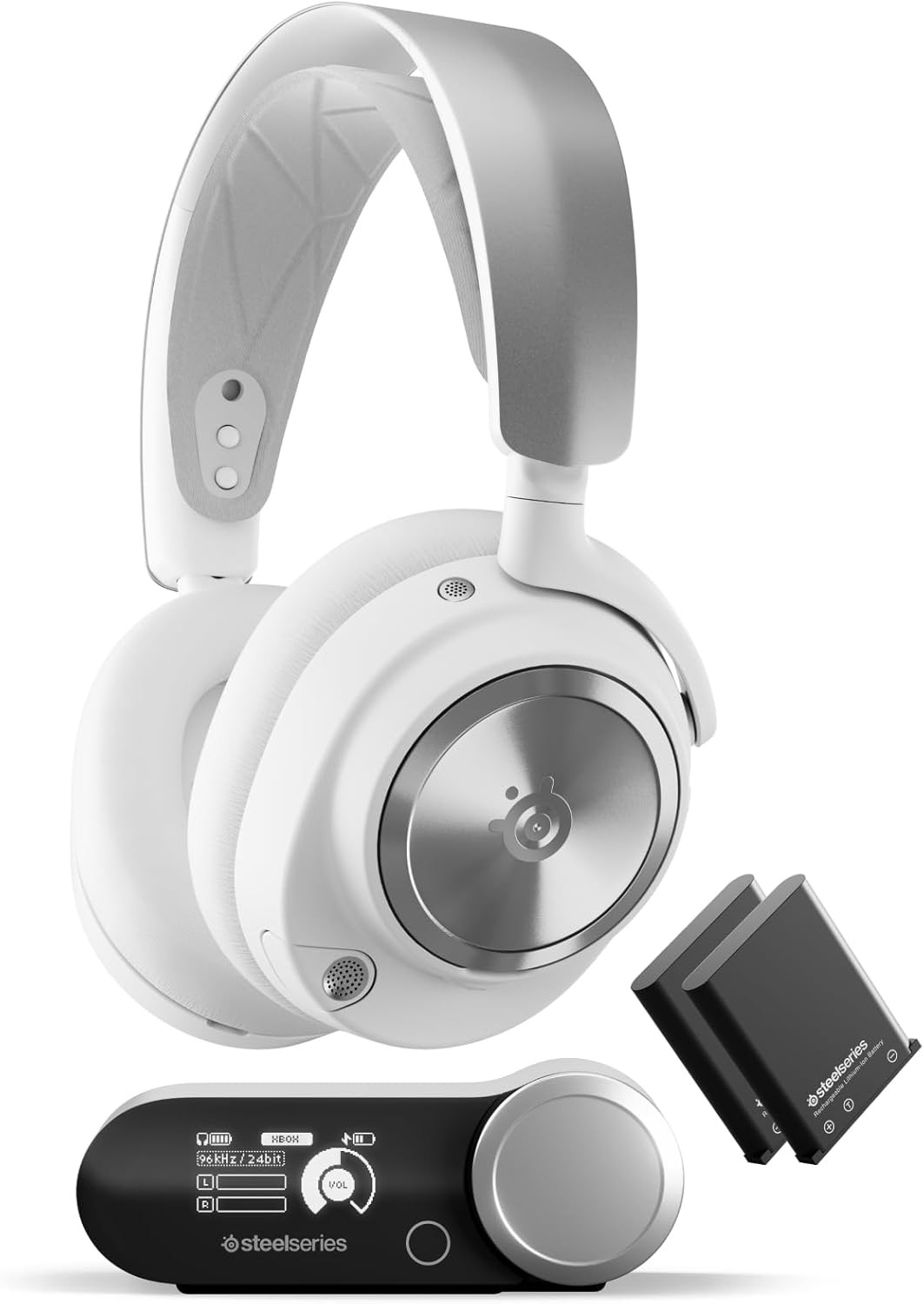 SteelSeries Arctis Nova Pro Wireless Headset for PC White Certified Refurbished