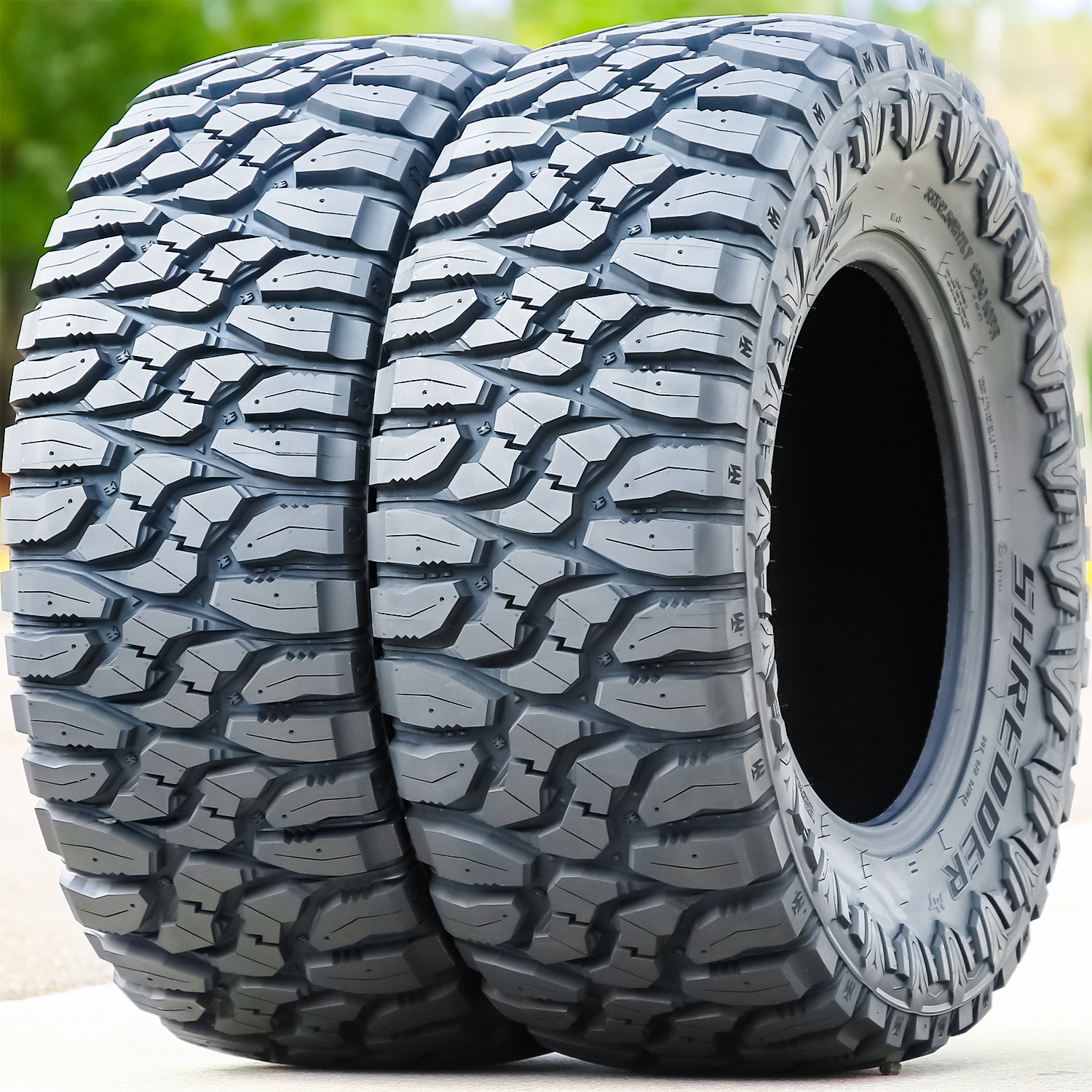 2 Aplus Shredder MT 285/75R16 126/123Q E 10 Ply Light Truck Mud Tires