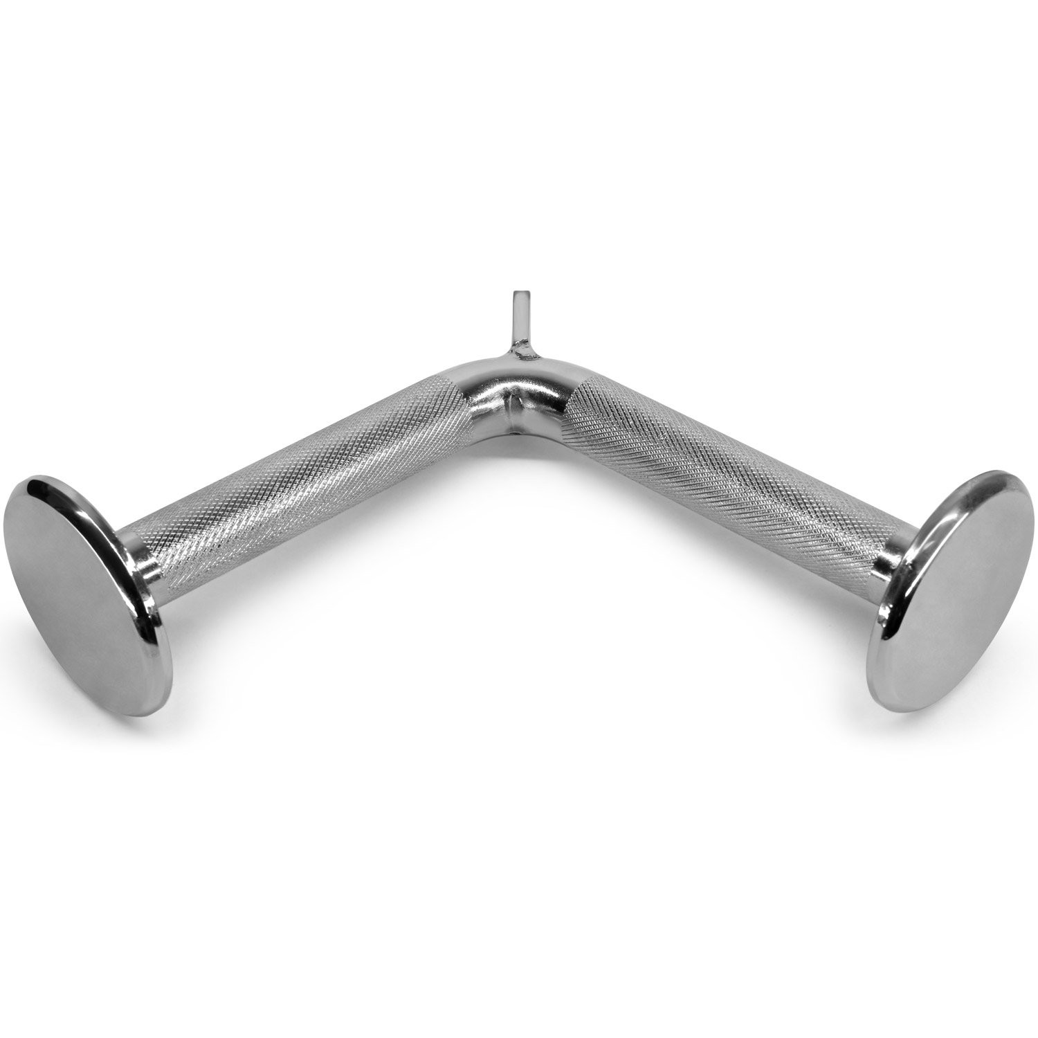 Chrome V Bar Cable Attachment for Tricep Bicep Curls Multi Workout Gym Use