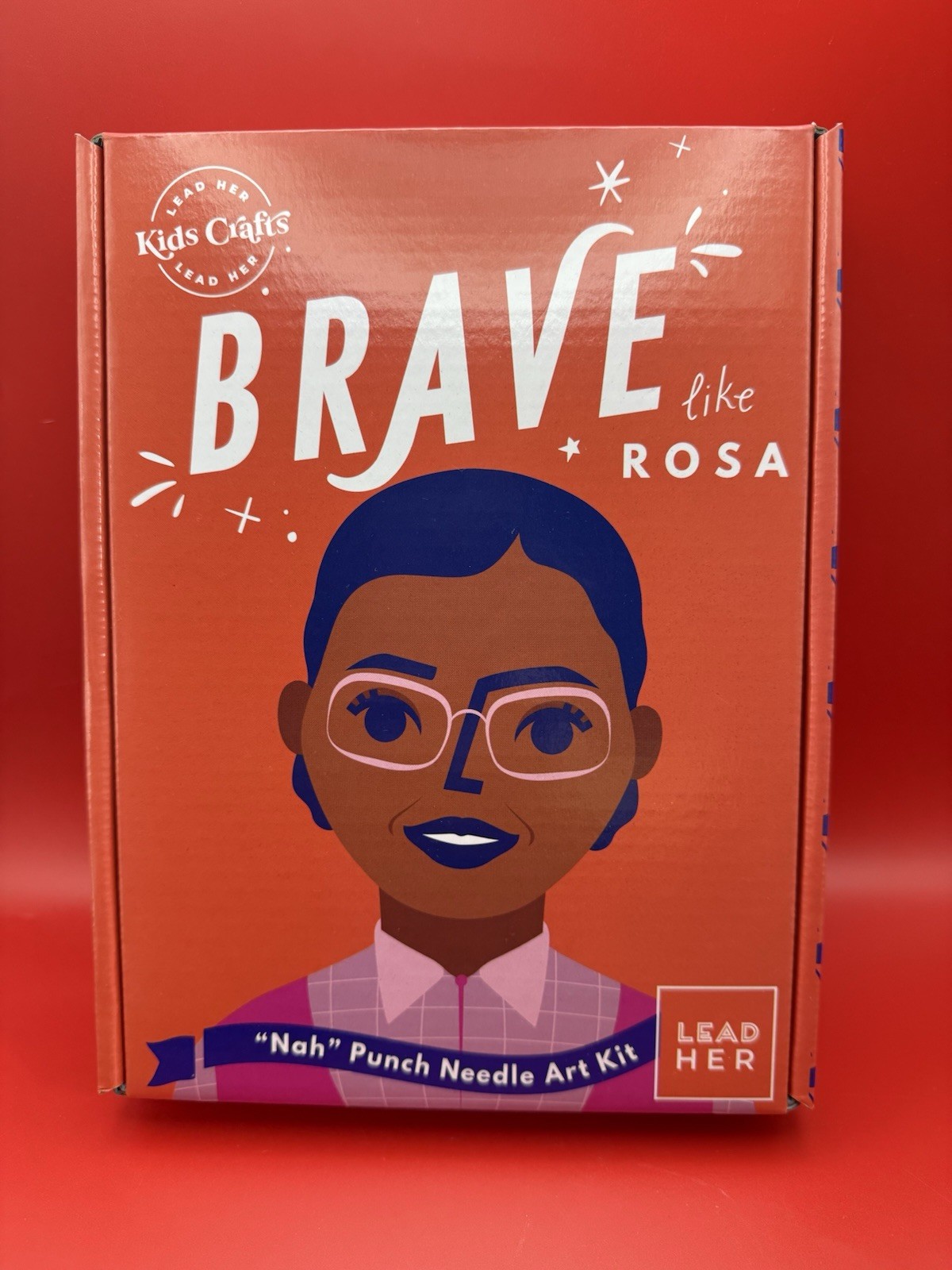 Kids Crafts Brave Like Rosa Parks Nah Punch Needle Craft Kit Diy Art & Craft NIB