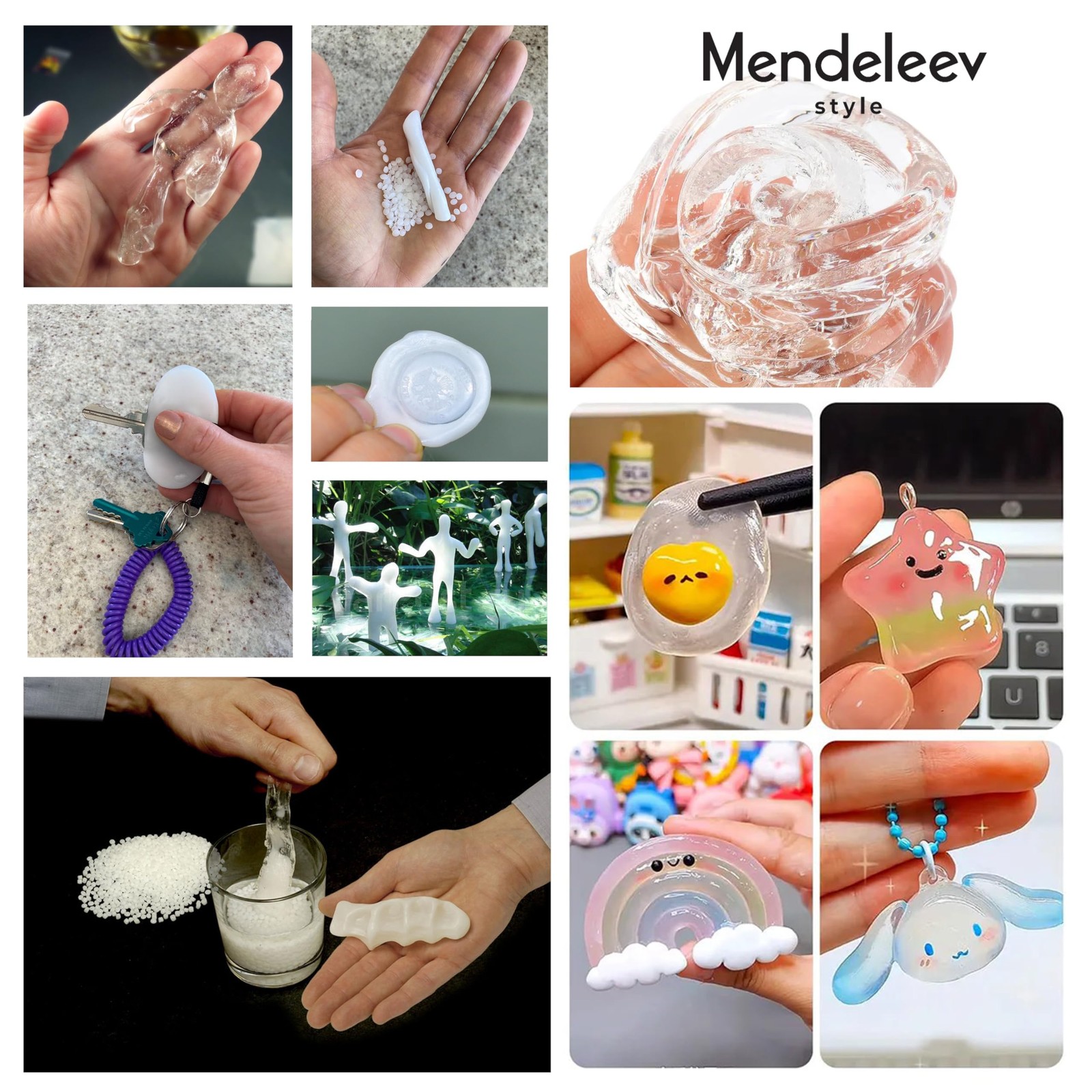 Mendeleev Style 3.5 Lb Thermoplastic Polymorph Moldable Plastic Beads Melting