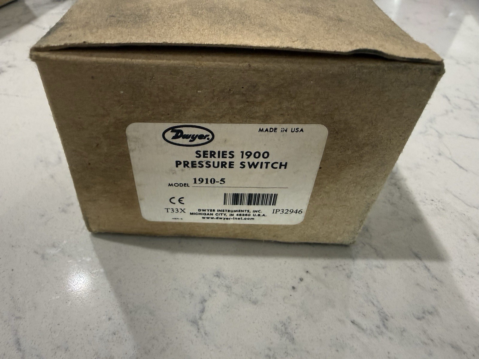 DWYER 1910-5 PRESSURE SWITCH SERIES 1900 NEW