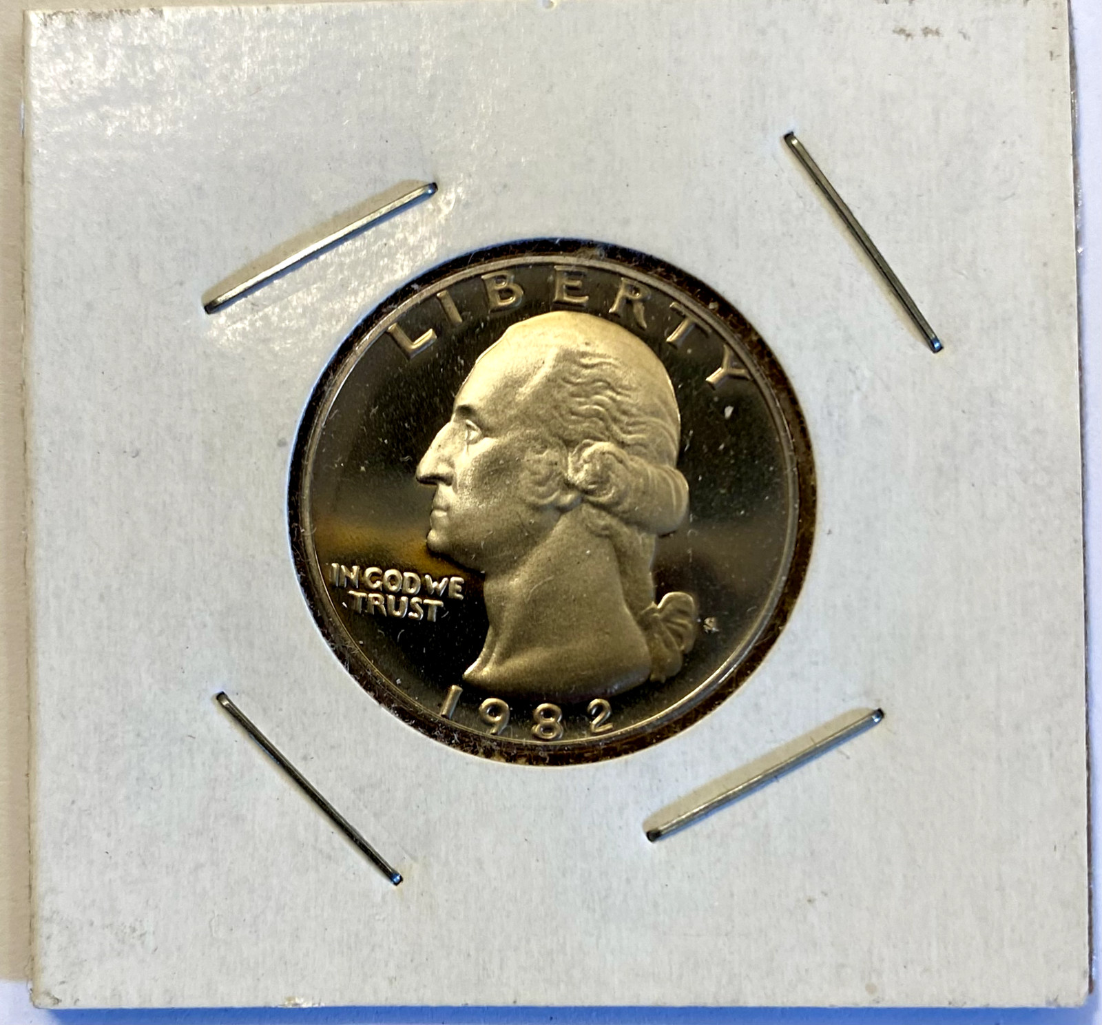 1982 S Deep Cameo Proof Washington Quarter