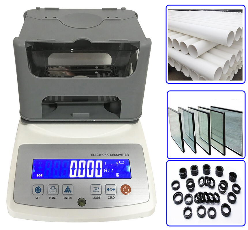 Solid Densimeter PVC Rubber Glass Density Measuring Equipment Meter 0.005-300g