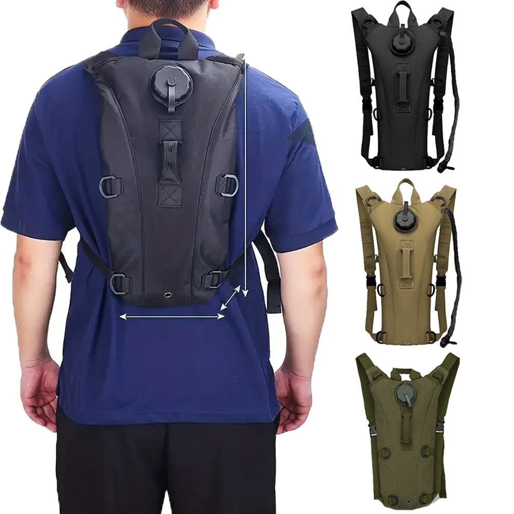 3L Water Bladder Bag Hydration Backpack Pack for Hiking Camping Cycling Climbing