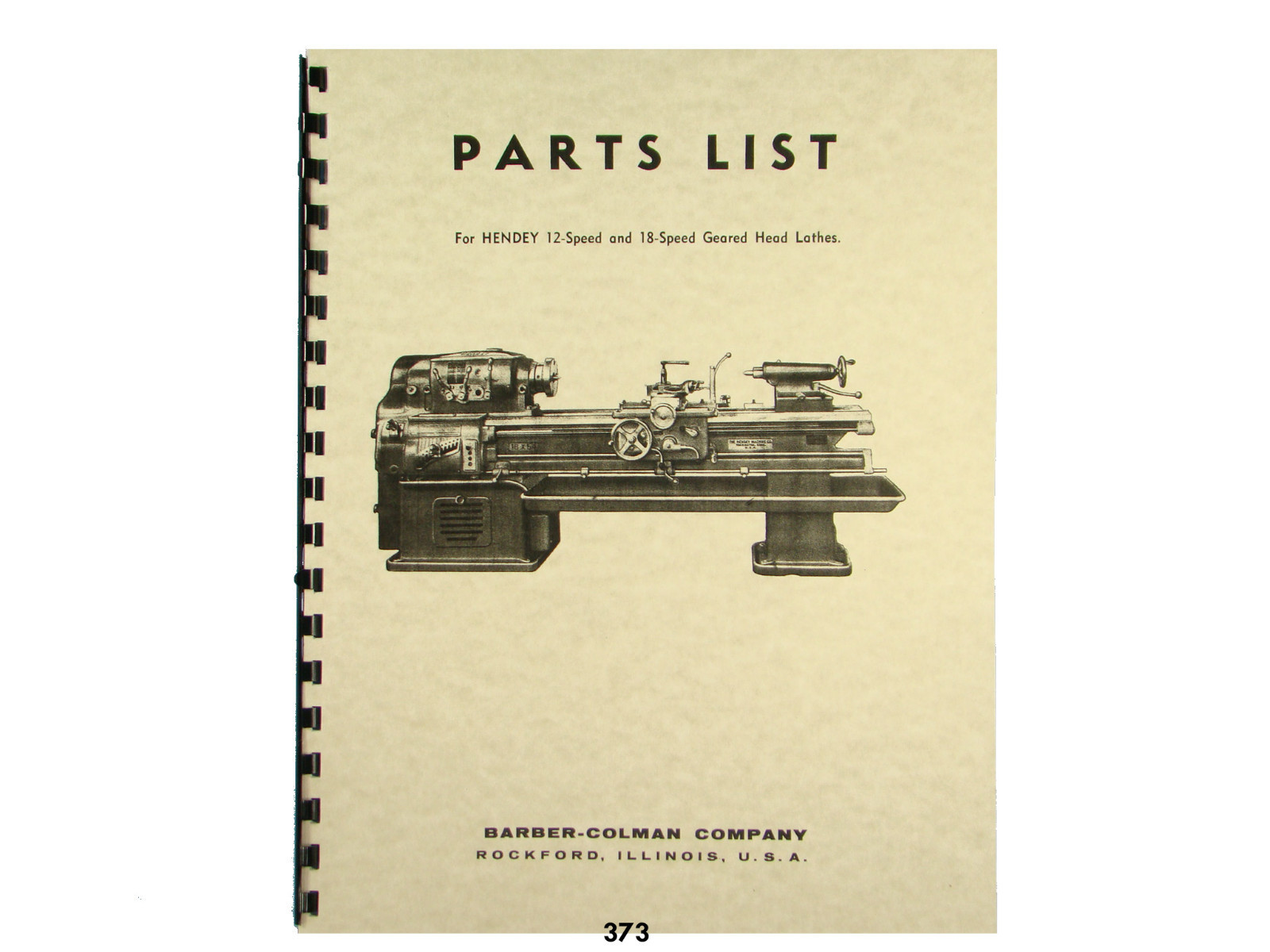 Hendey  Lathe Attachments and Accessories Manual  *1034
