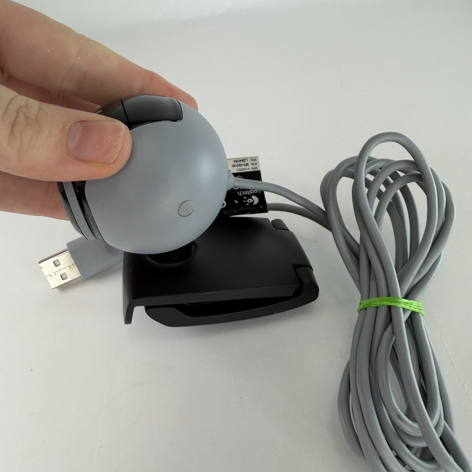 Logitech Webcam V-U0003 860-000180 USB Wired Camera – Tested & Working