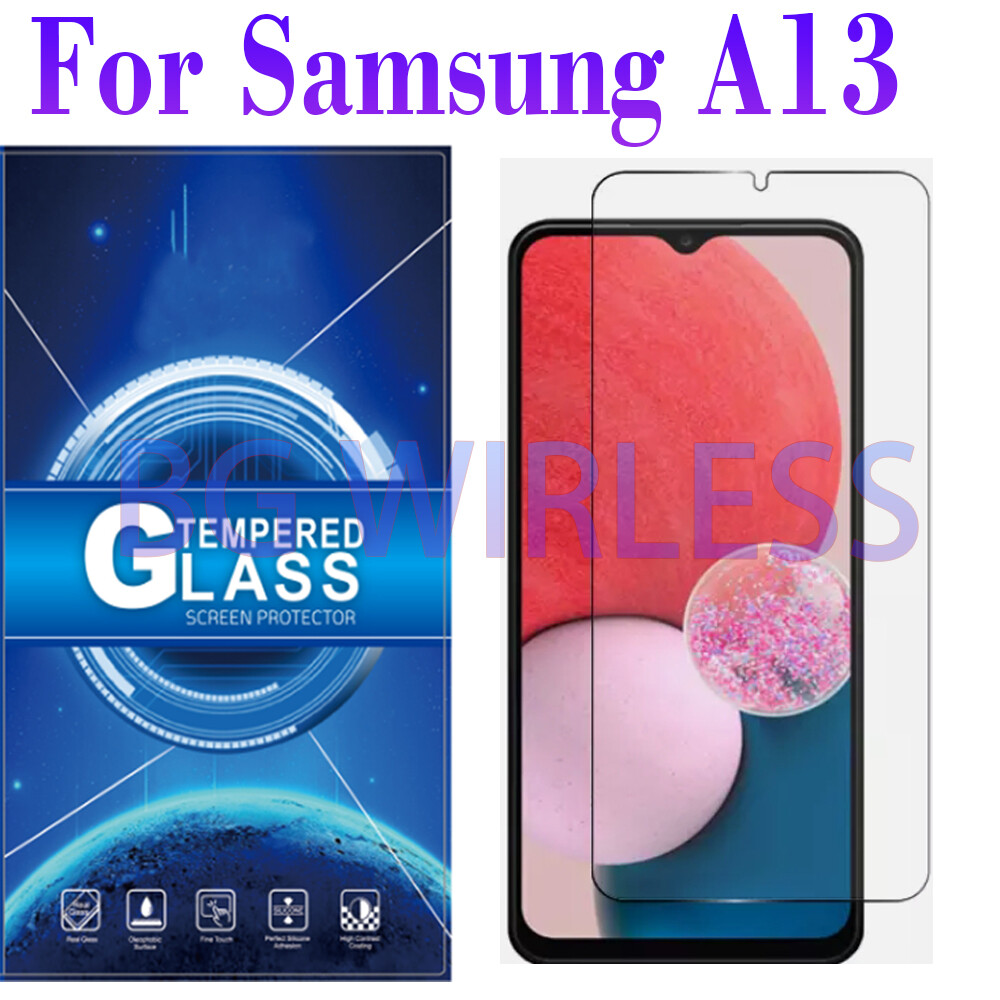 FOR SAMSUNG Galaxy A13 Clear-TEMPERED GLASS SCREEN PROTECTOR ,Case Friendly