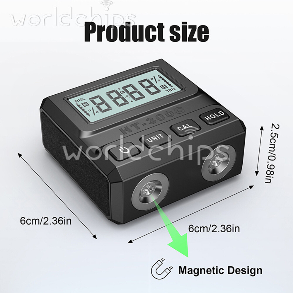 Magnetic Digital Protractor Angle Finder Bevel Gauge Inclinometer Level Meter