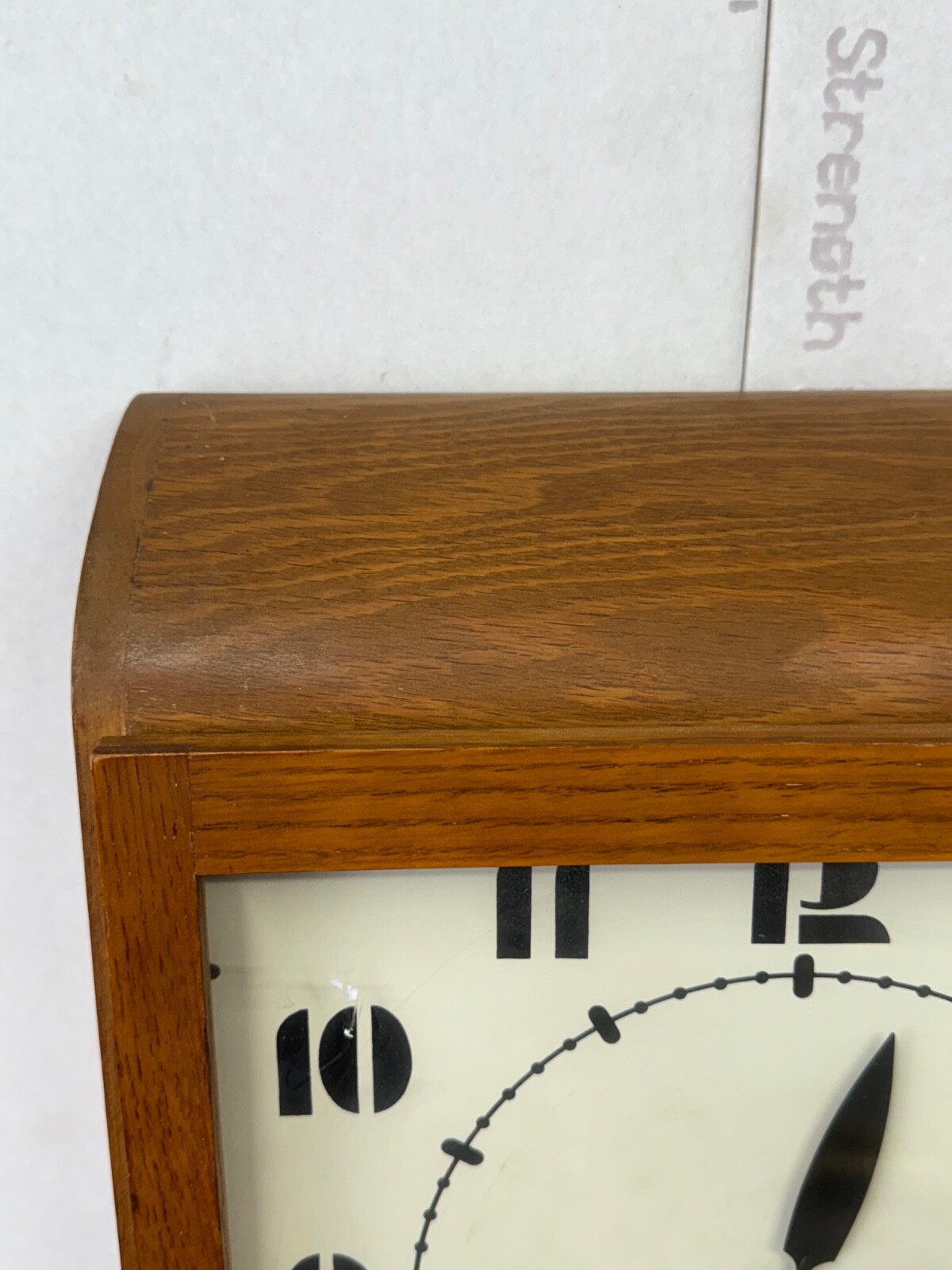 antique art deco style Seth Thomas oak wall clock regulator working school