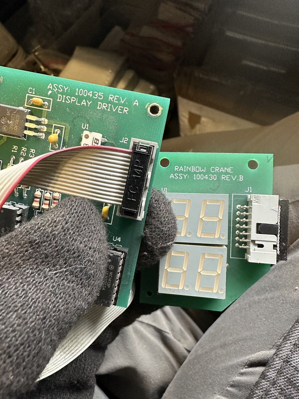2 Rainbow crane display 2 Digital Boards Control Panel 30,36 Sugarloaf Claw SET