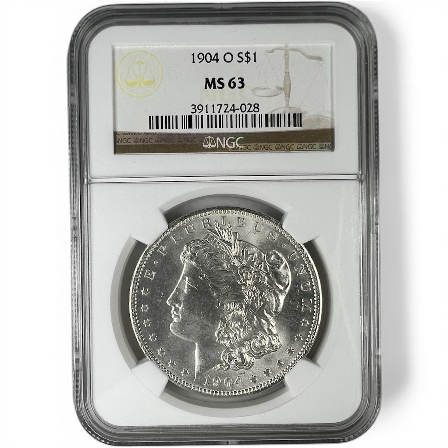 1904-O Morgan Silver Dollar - MS63 - NA-12