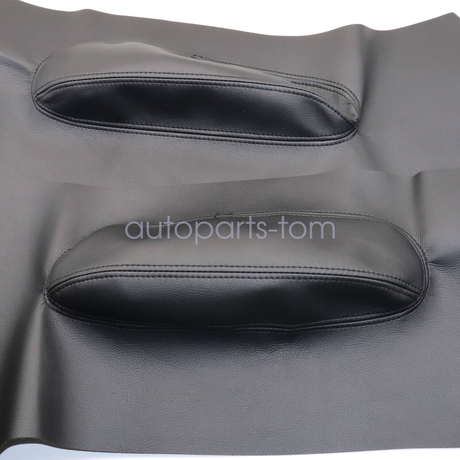 For 1998-2010 VW Beetle Door Panel Insert Card Leather Cover 2Pcs Black