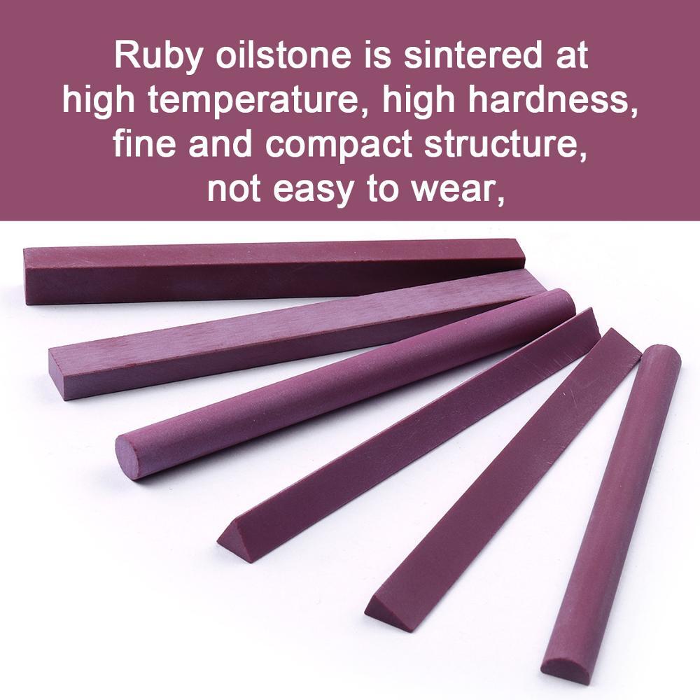 3000 Grit Whetstone Polishing Knife Sharpener Ruby Stone Sharpening 10cm Length