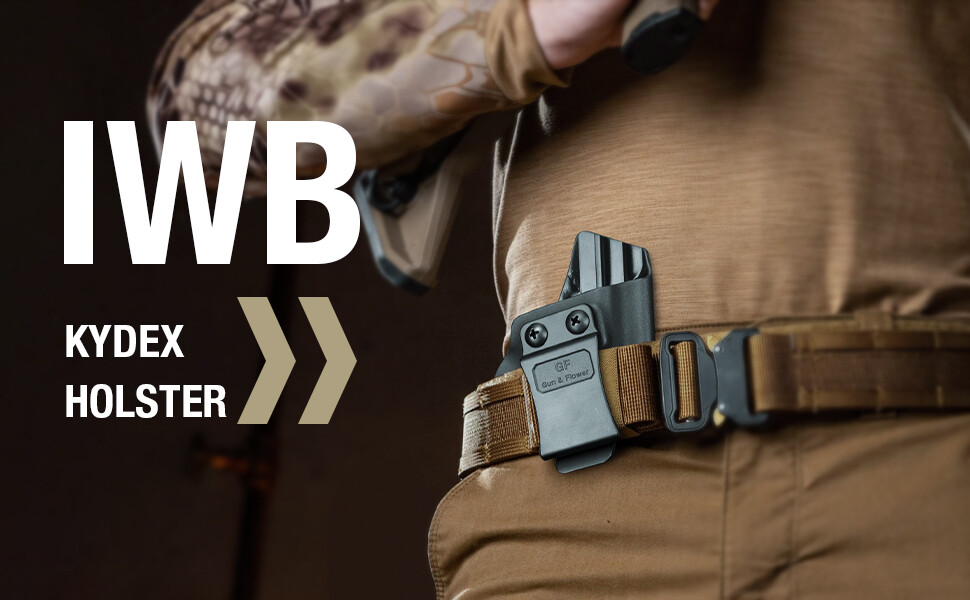 IWB Kydex Holster Custom Fit:SCCY 9mm CPX-1/CPX-2 Gen 1-2-Not Fit CPX1/CPX2 Gen3