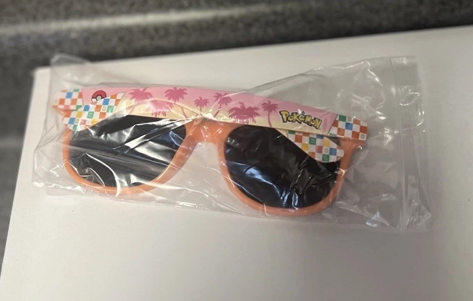 Pokemon World Championships 2025 Anaheim Exclusive Sunglasses Orange