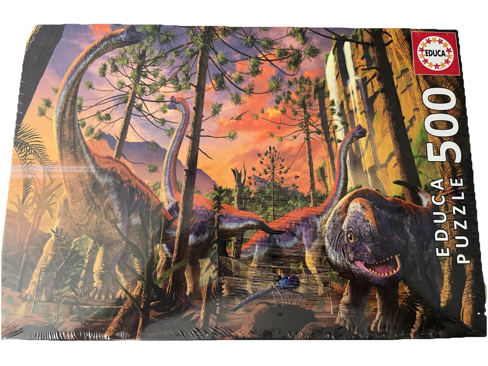 Educa 500 Piece Jigsaw Puzzle. Dinosaurs. New And Sealed