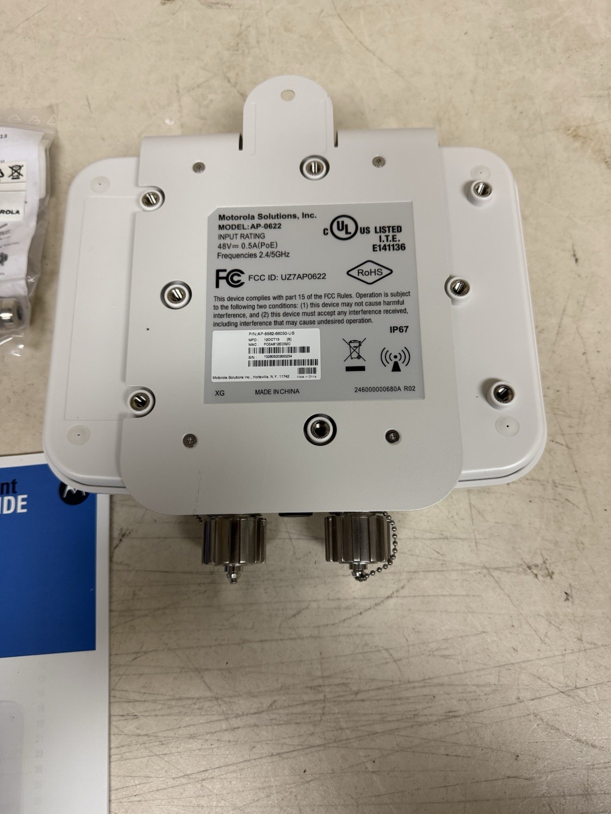 Motorola AP6562 Access Point AP-6562-66030-US NOS